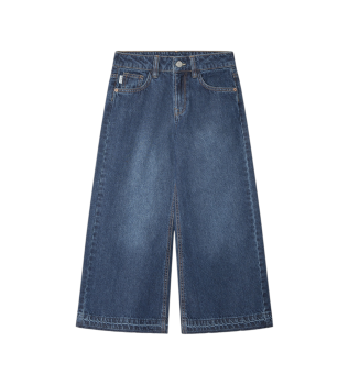 Jeans med vida ben bl�