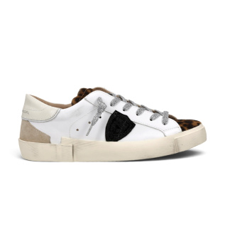Sapatilhas de Pele Prsx Low branco