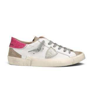 Sapatilhas de Pele Prsx Low branco