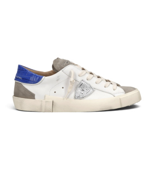 Tênis de Couro Prsx Low branco
