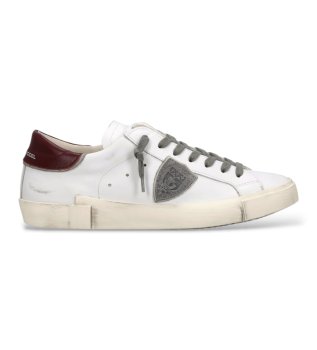 Baskets en Cuir Prsx Low blanc