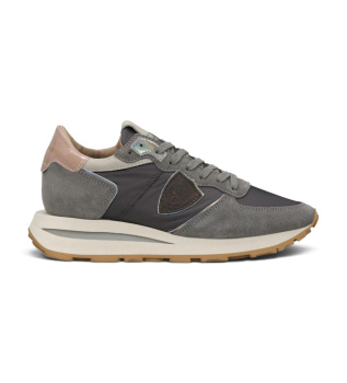 Tênis de Couro Tropez Haute Low cinza