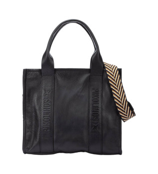 Borsa in pelle Alcudia nera