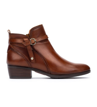 Braune Daroca-Stiefel aus Leder