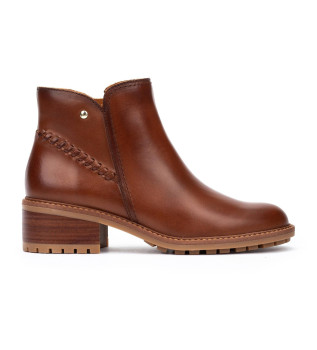 Braune Medina Lederstiefeletten