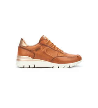 Scarpe da ginnastica in pelle Cantabria marrone