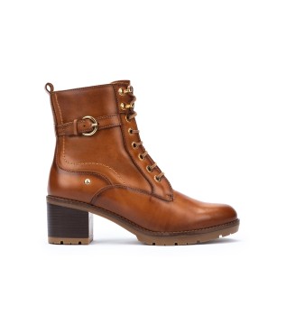 Brown Llanes leather ankle boots -Heel height 6cm