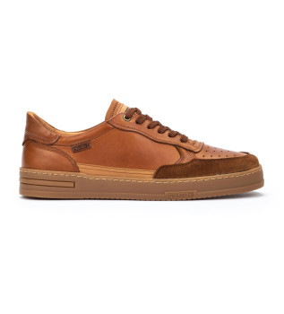 Brown Xativa Leather Sneakers