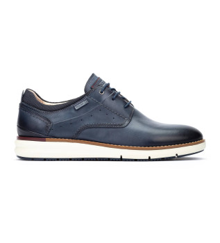 Manacor leather shoes navy