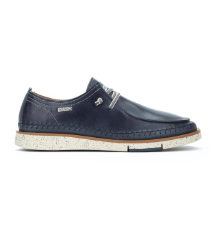 San Juan blue leather shoes