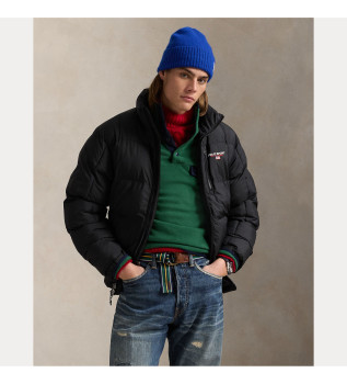 Casaco desportivo Polo Preto acolchoado