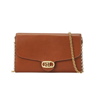 Mittlere braune Adair Leder-Umhngetasche