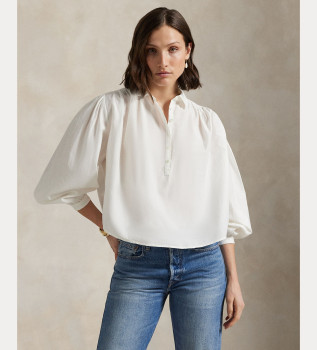 Woven blouse white