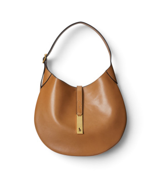 Braune Polo Id Medium Ledertasche