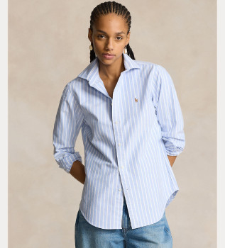 Chemise  rayures bleues