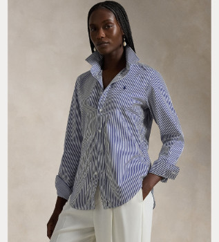 Niebieska koszula w paski