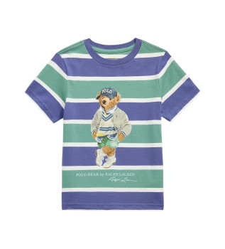 Camiseta a rayas Polo Bear multicolor 