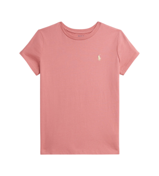 Camiseta Crewneck rosa