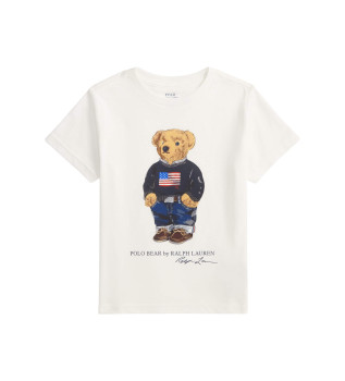 Maglietta in cotone con Polo Bear