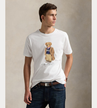 Pletena majica z belim medvedom Polo