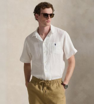 Custom Slim Fit stickad T-shirt gräddvit