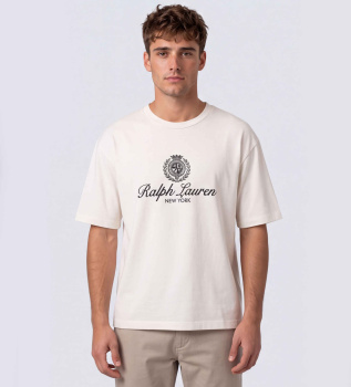 Beige Relaxed Fit T-shirt