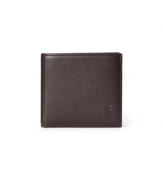 Plnbok i brunt pebblat lder