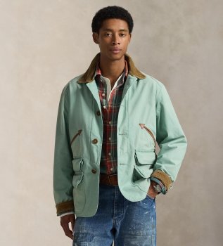 Green canvas jacket