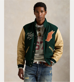 Chaqeuta Varsity verde