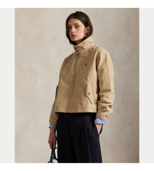 Chaqueta de lona marr�n