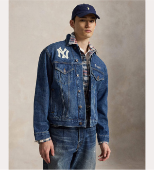 Giacca trucker dei Yankees di Polo blu