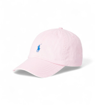 Casquette chino en coton rose