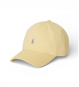 Yellow cotton twill cap