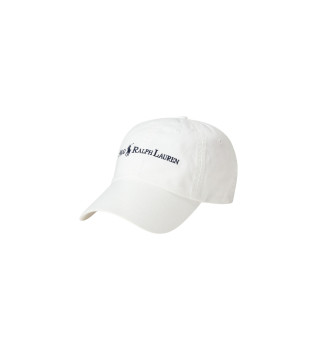 Casquette en serg de coton blanc