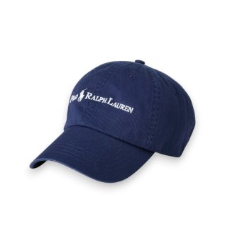 Berretto in twill di cotone blu navy
