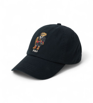 Casquette en serg Polo Bear noir