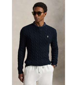 Pull en coton tricoté en huit