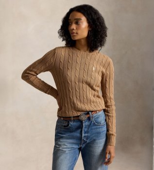 Jersey de nudos marrón