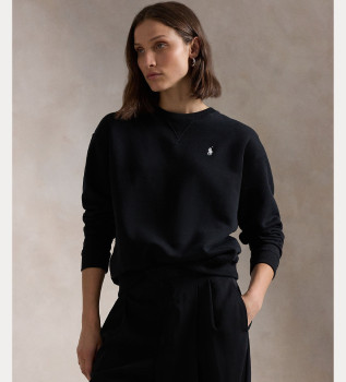 Sweter z polaru czarny