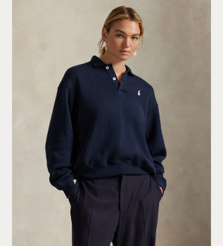 Jersey Logo Fleece marino