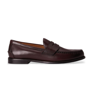 Alston Penny Leder Mokassins burgundy