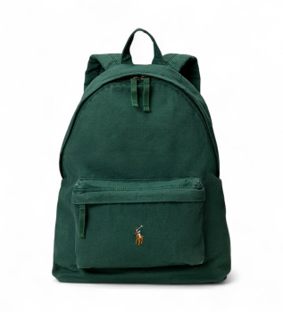Grner Canvas-Rucksack