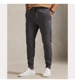 Pantaln jogger de punto doble gris