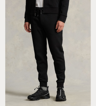 Spodnie joggery z podwójnej dzianiny czarne