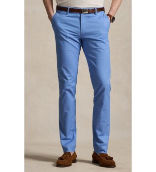 Pantalone chino Greenwich Slim Fit blu