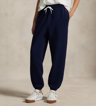 Pantalon de jogging en molleton avec cordon marine