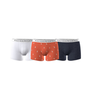 Confezione da 3 boxer classici in cotone multicolore