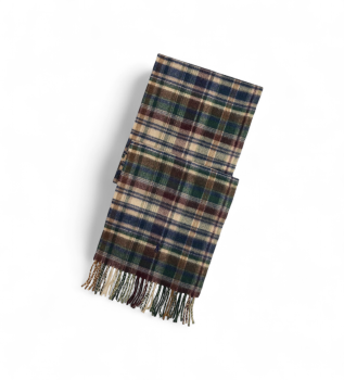 Lambswool halsduk grn