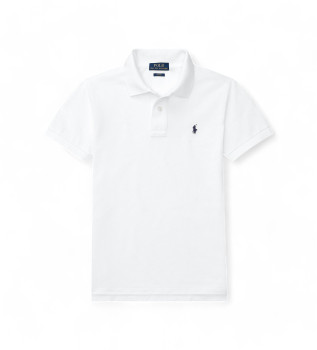 Polo con logo blanco