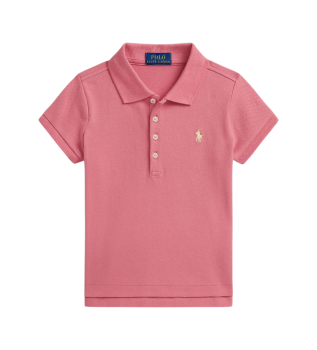 Rosa Stretch-Mesh-Poloshirt